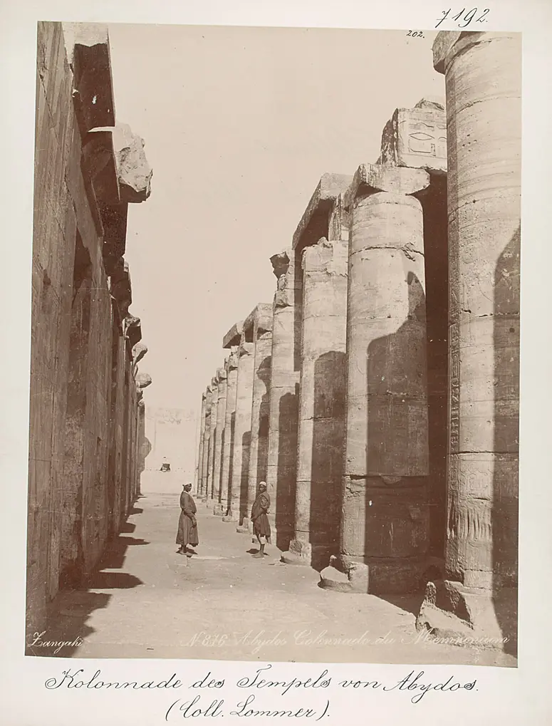 Kolonnade des Tempels von Abydos