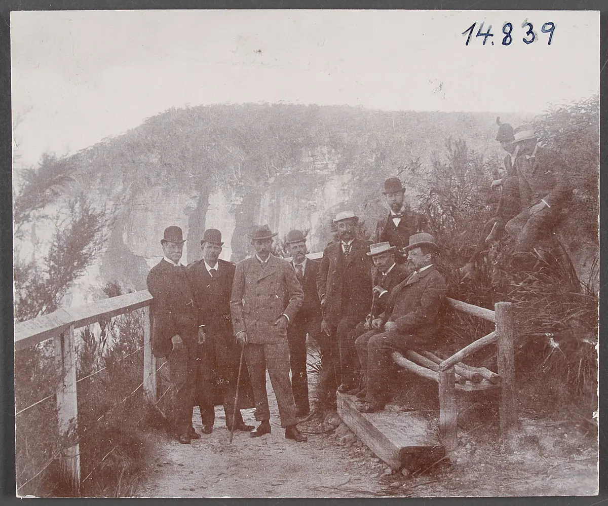 Australia, at the Blackhead Fall, 17.V.1893
