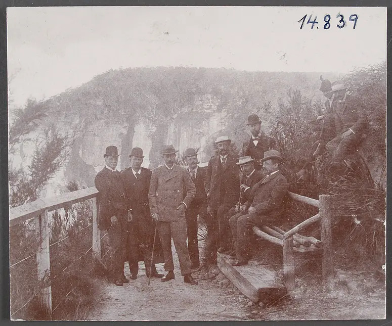 Australia, at the Blackhead Fall, 17.V.1893