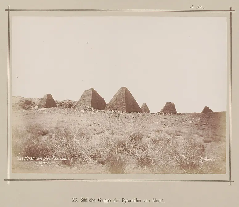23. Südliche Gruppe der Pyramiden von Meroë