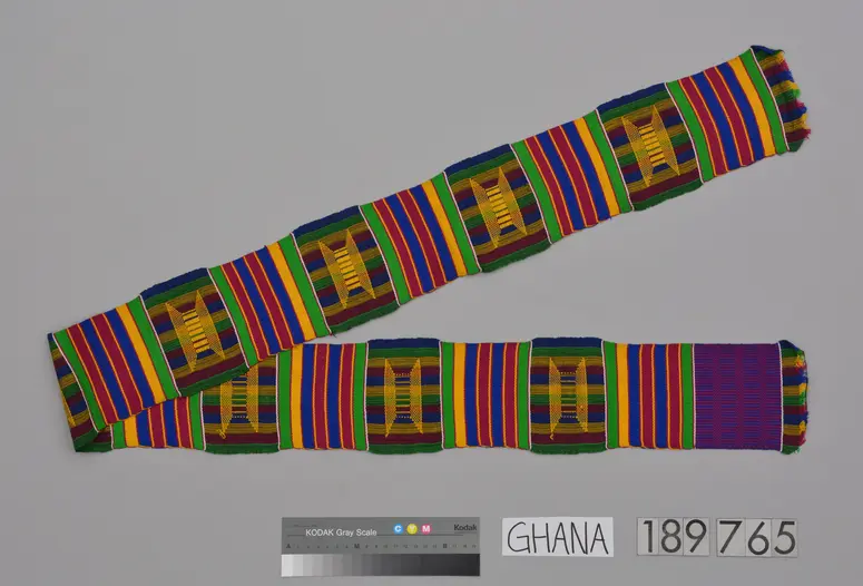 Kente Webstreifen