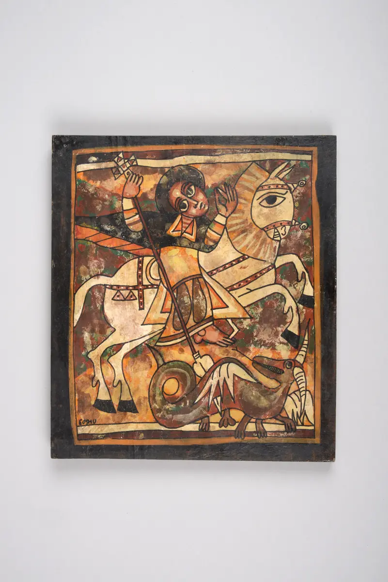 St George with dragon