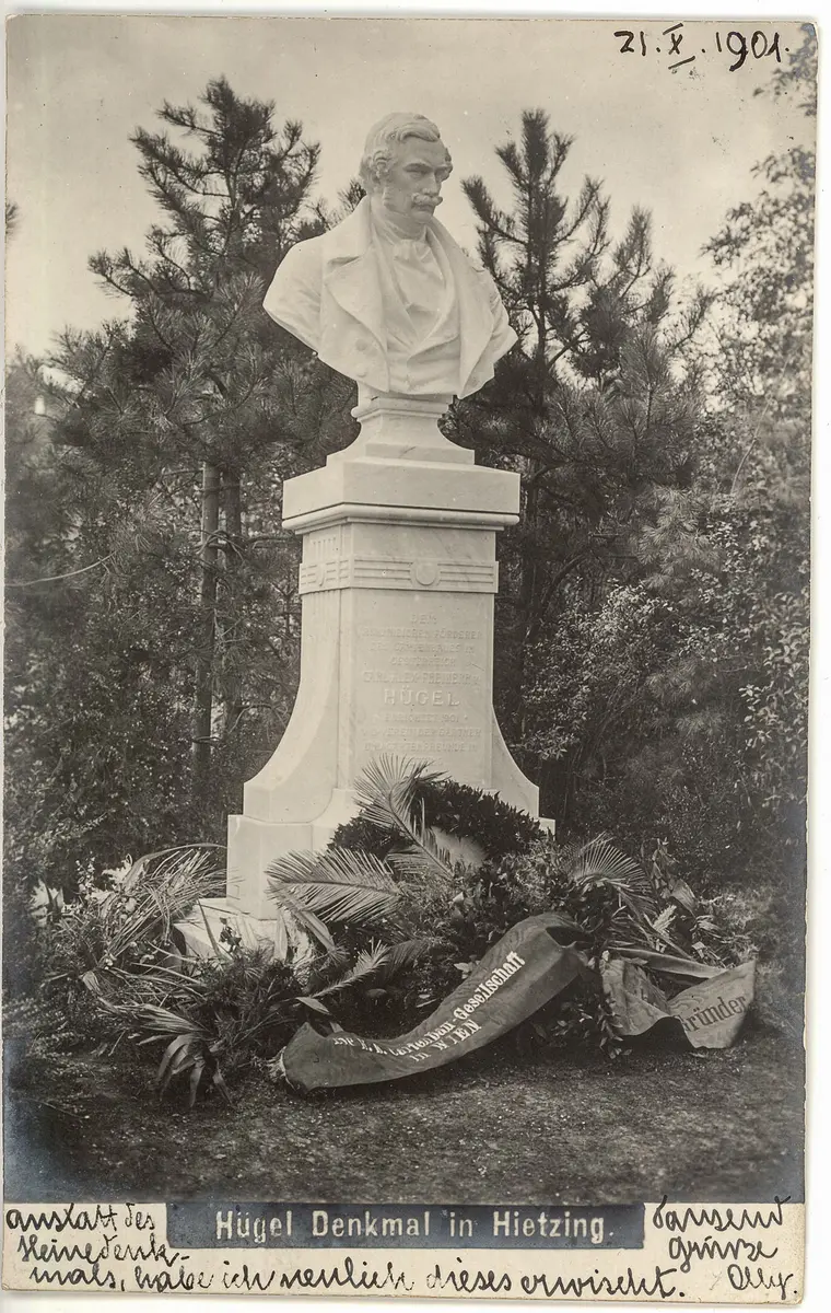 Das Hügel-Denkmal in Hietzing