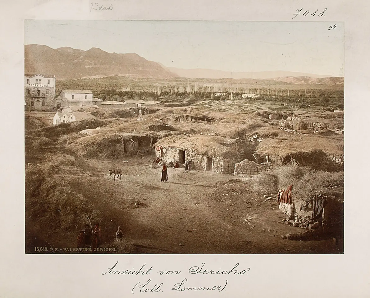 Ansicht von Jericho; Jordan Hotel
