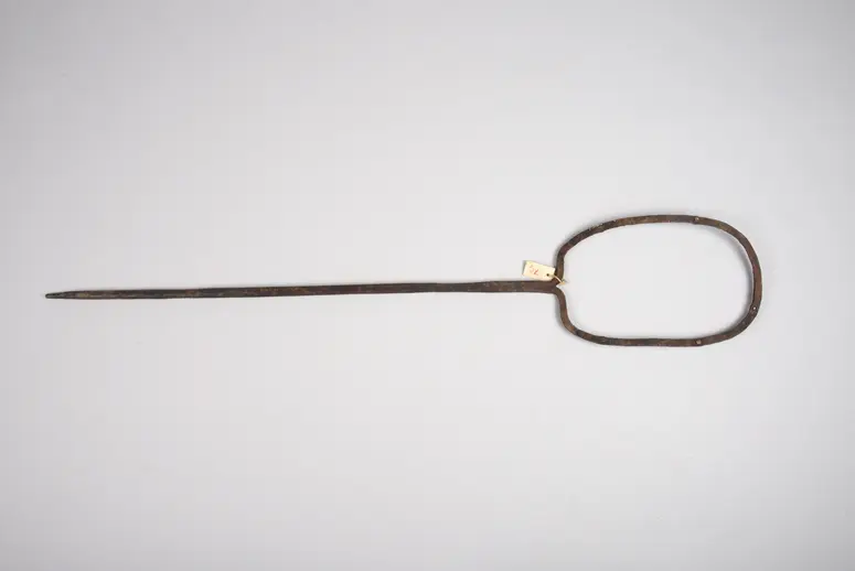 Rahmen eines Feuergußlöffels