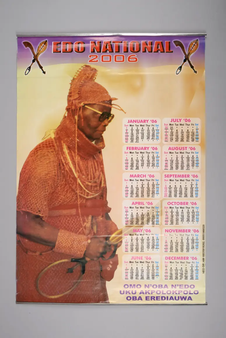 Calendar poster