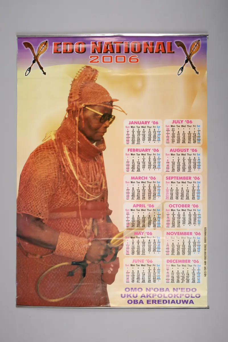 Calendar poster