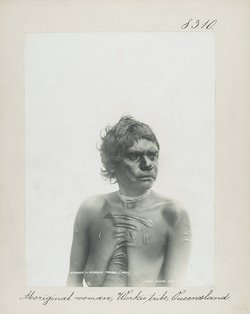 Aboriginal woman, Workii tribe, Queensland