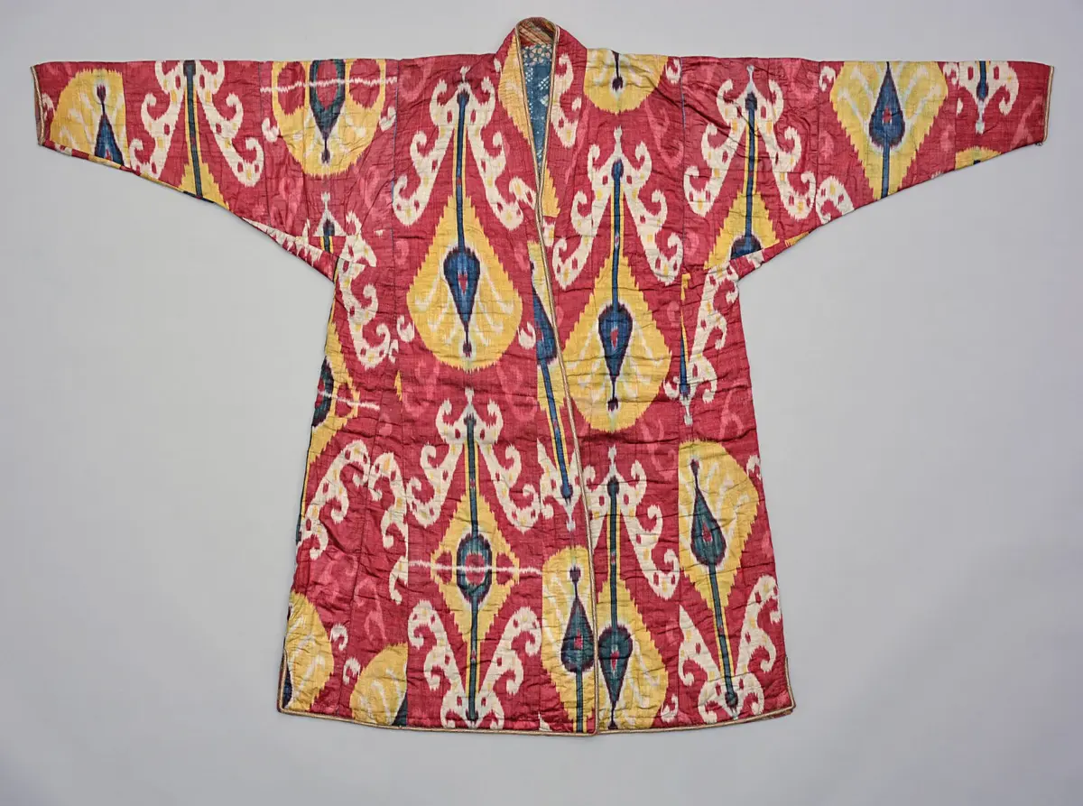 Ikat-Festtagsmantel für Männer