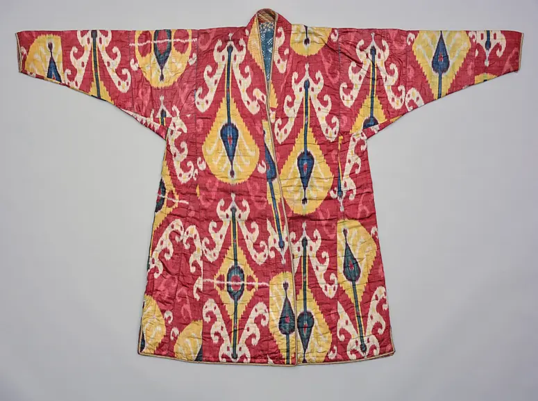 Ikat-Festtagsmantel für Männer