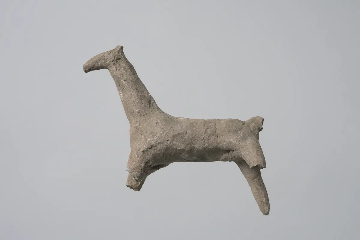 Lehmfigur: Giraffe