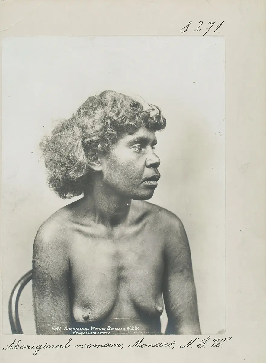 Aboriginal woman, Monaro, N.S.W.