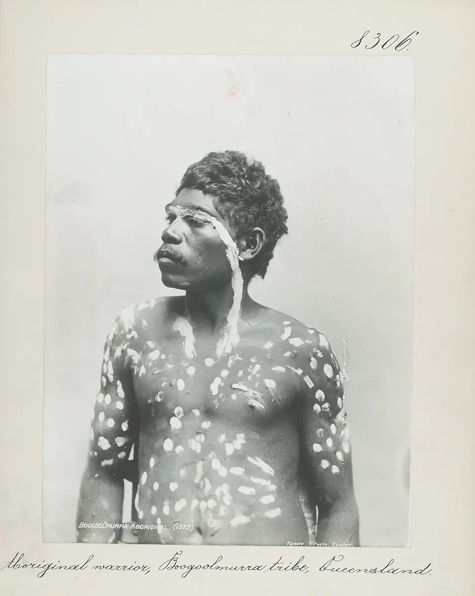 Aboriginal warrior, Boogoolmurra tribe, Queensland