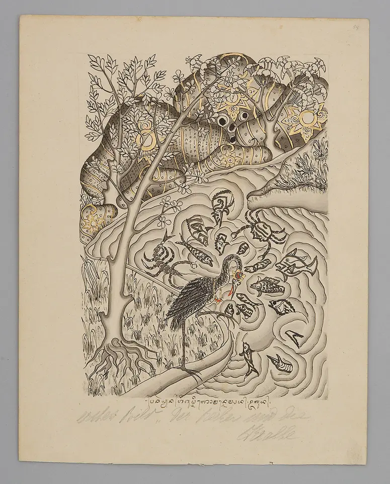 Der Reiher und die Krabbe