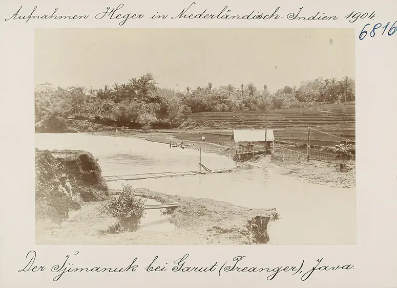 Der Tjimanuk bei Garut (Preanger), Java