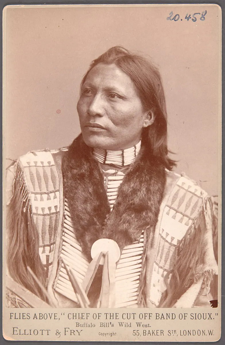 Flies Above, Kiyuksa-Chief, Akteur in Buffalo Bill's Wild West