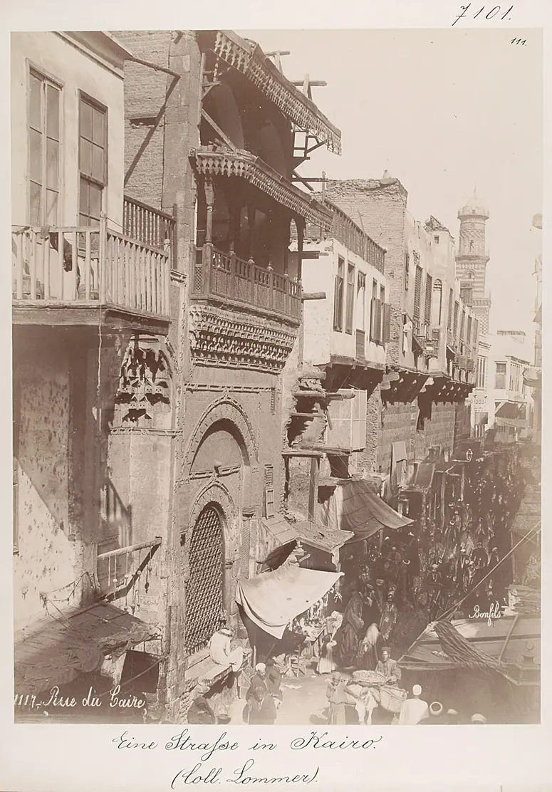 Eine Strasse in Kairo