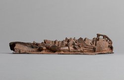 Relief Plaque: Dignitary with eben Sword