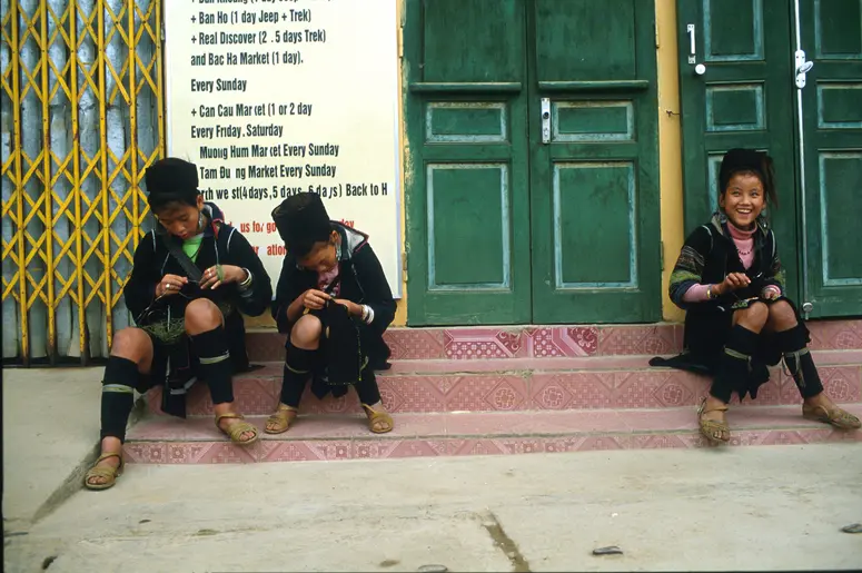 Strassenszene in Sapa