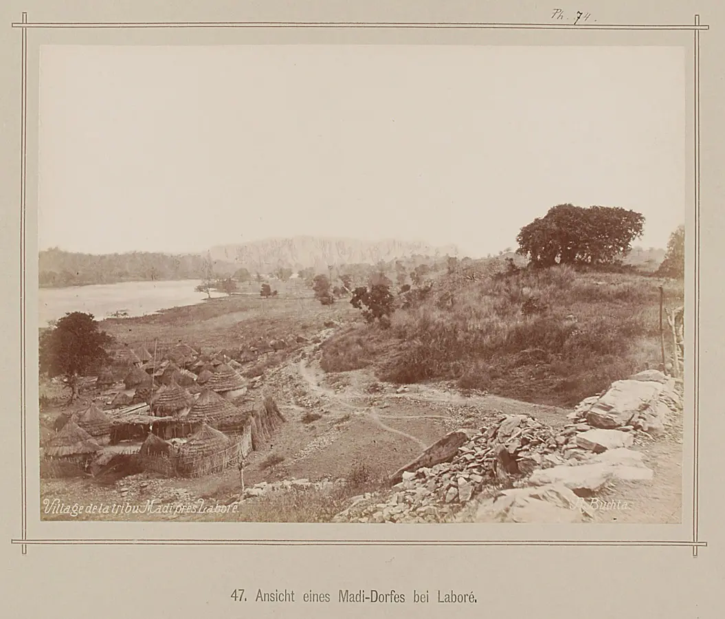 47. View of a Madi-Village near Laboré