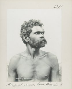 Aboriginal warrior, Roma, Queensland