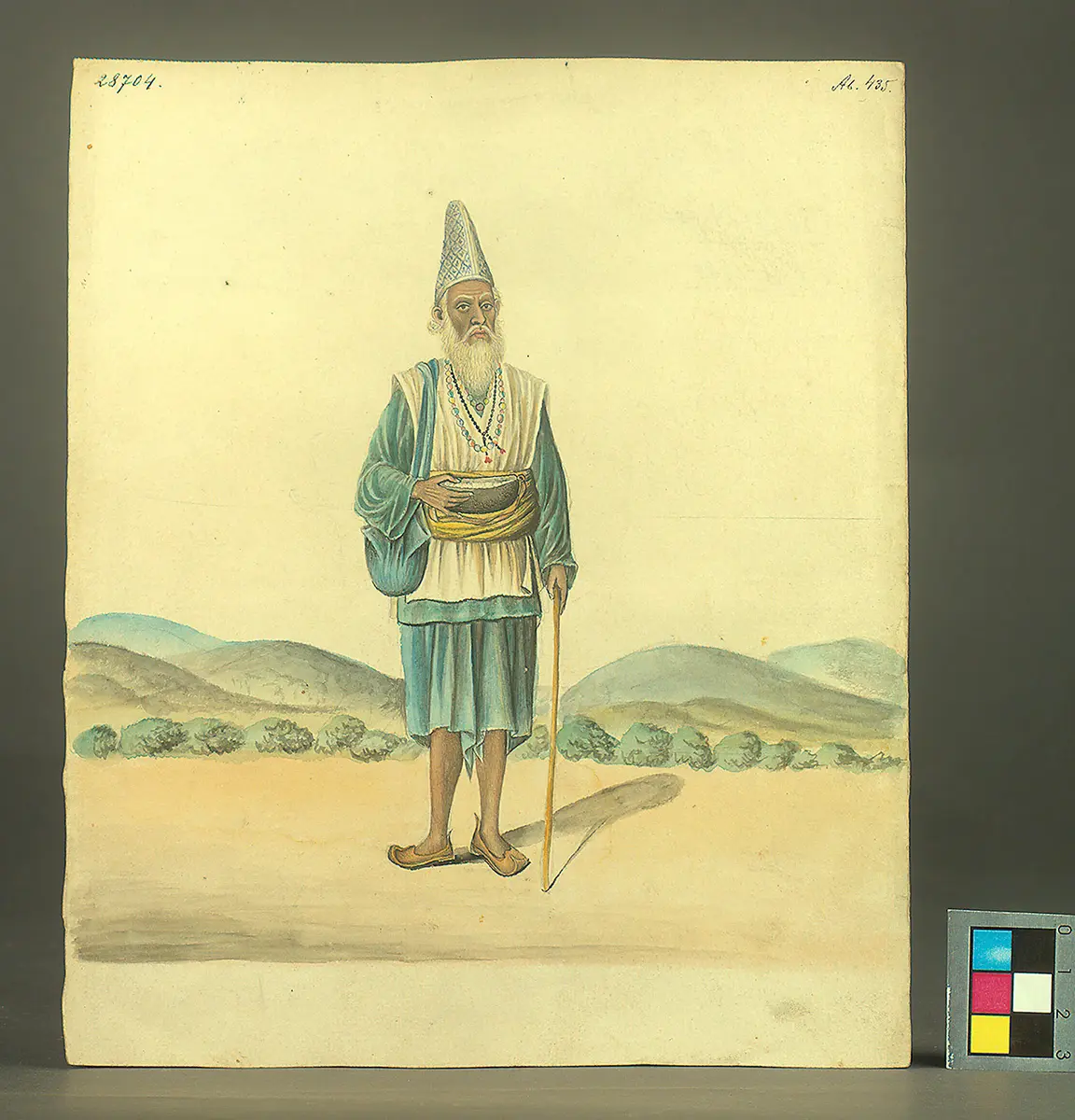 Aquarell, Hirte