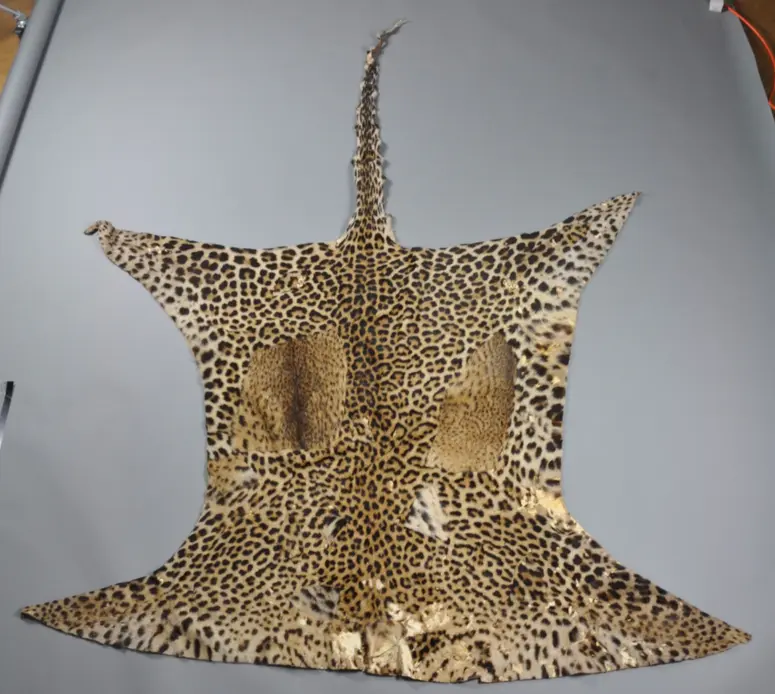 Leopardenfellmantel