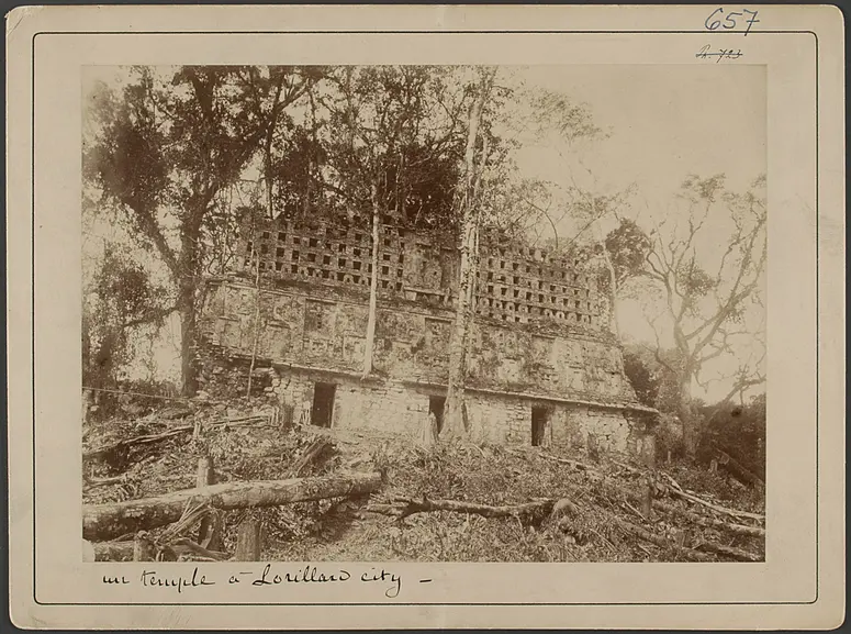 Der große Tempel in Yaxchilan
