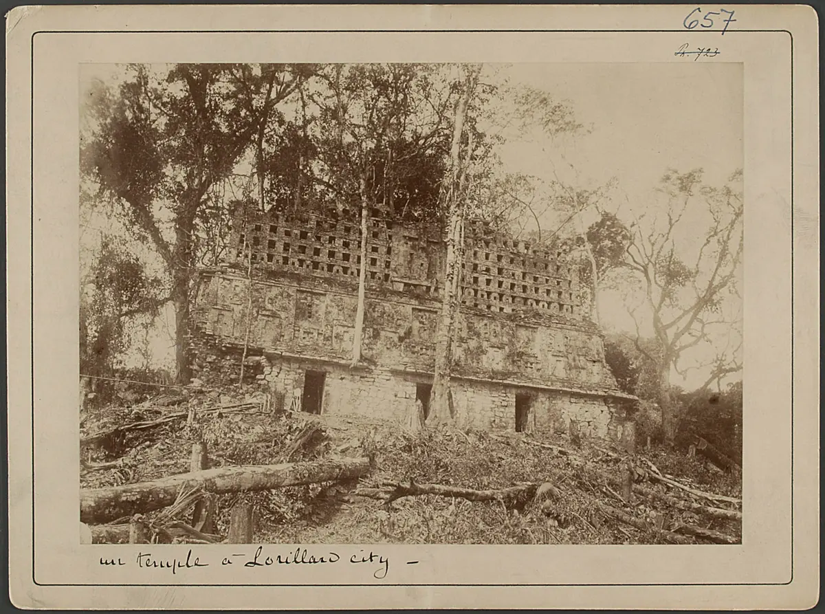 Der große Tempel in Yaxchilan