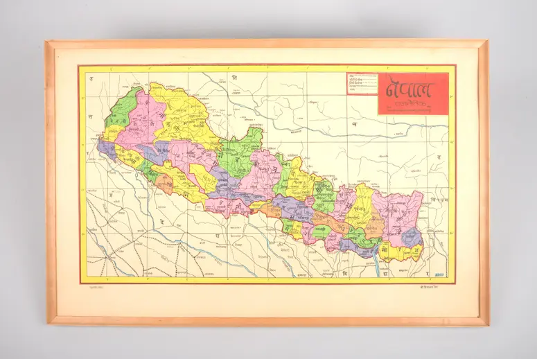 Landkarte Nepal