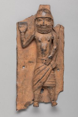 Relief Plaque: Dignitary with Rectangular Object