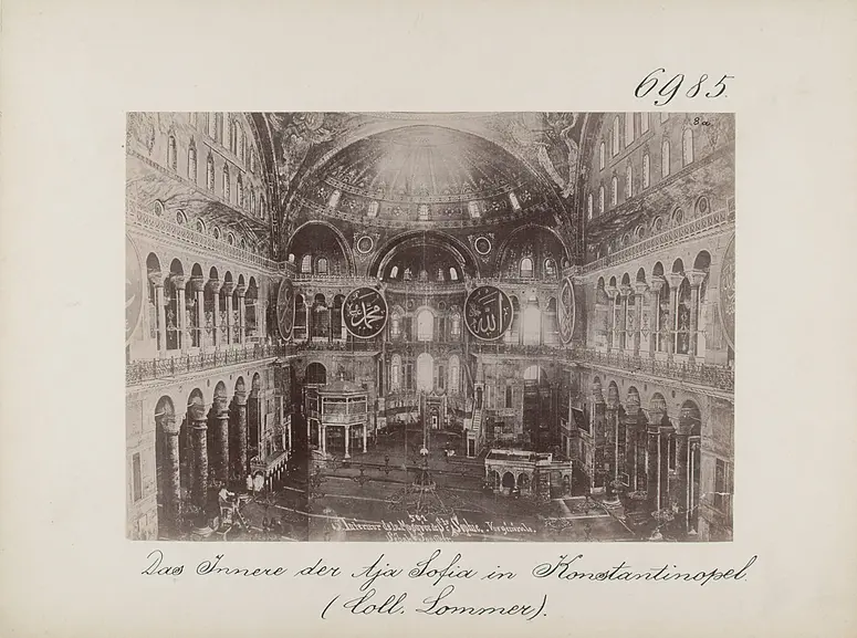Konstantinopel: Das Innere der Hagia Sophia
