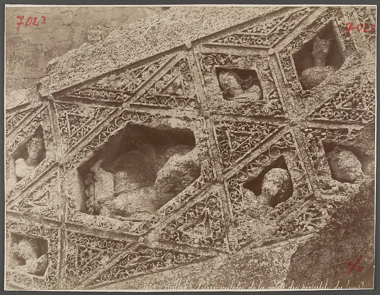 Ba´albek: Plafond des Jupitertempels