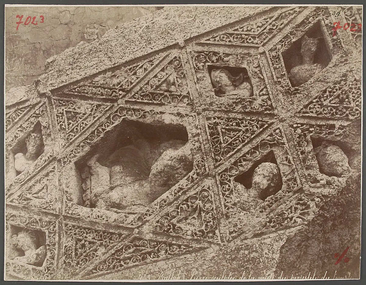 Ba´albek: Plafond des Jupitertempels