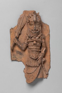 Relief Plaque: Dignitary with eben Sword