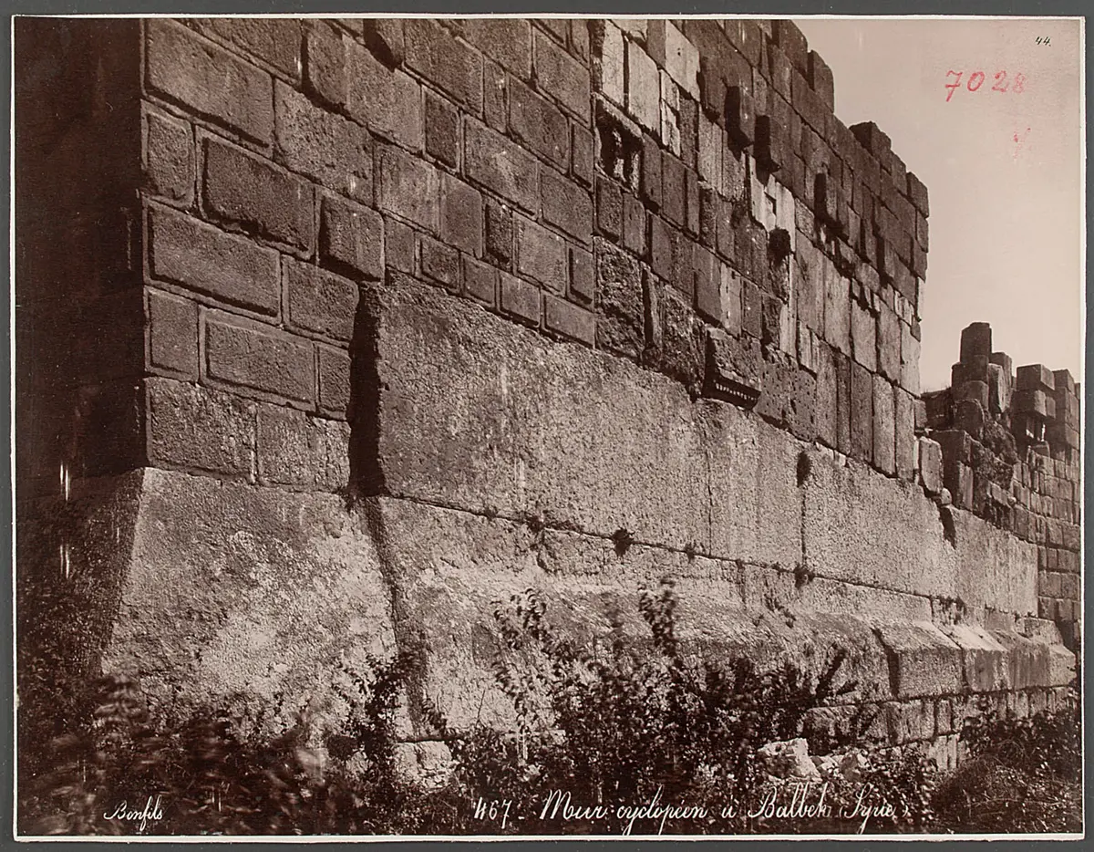 Ba´albek: Cyclopenmauer