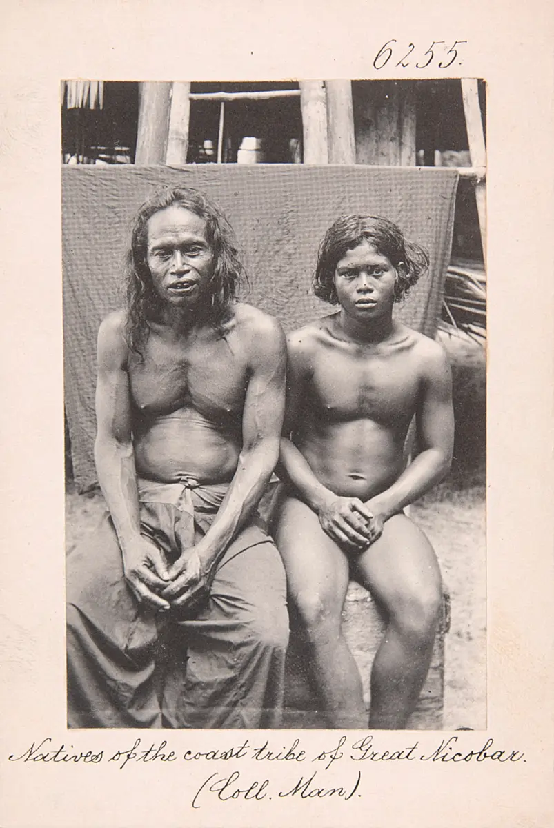 Natives of the coast tribe of Great Nicobar