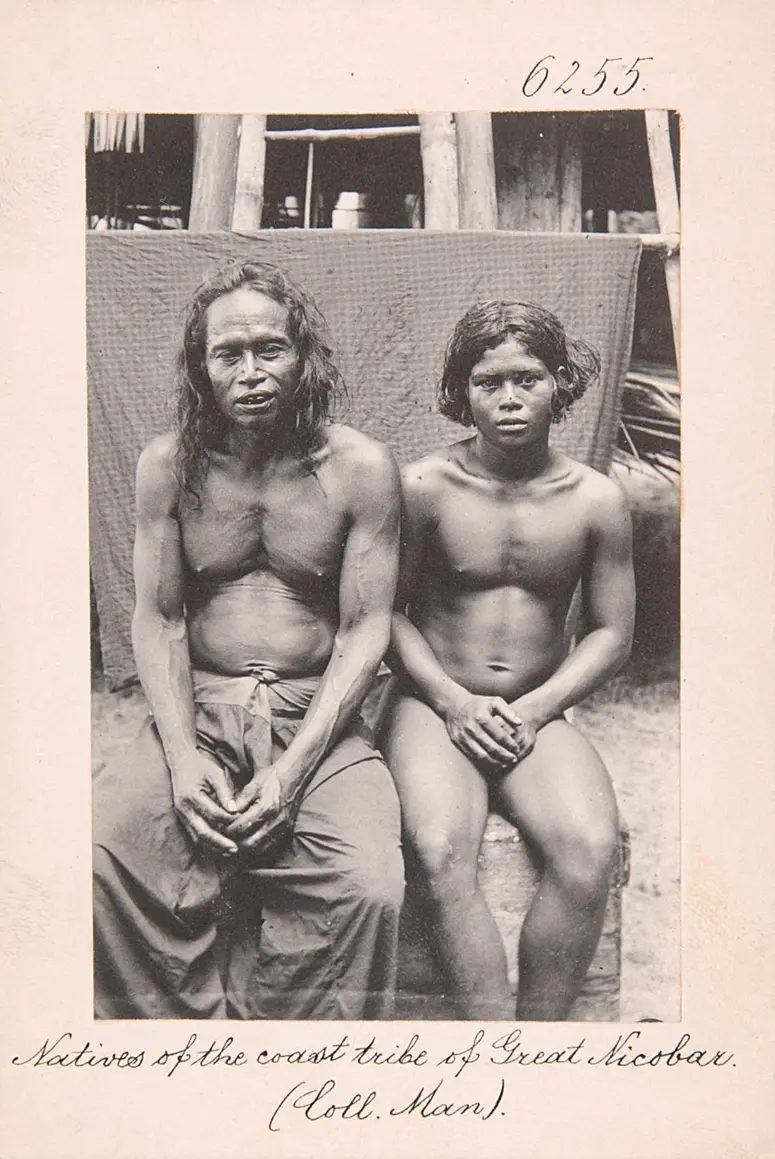 Natives of the coast tribe of Great Nicobar