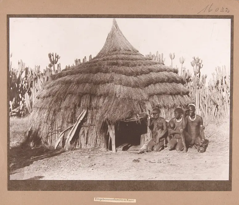 Eingeborenenfamilie in Kumi