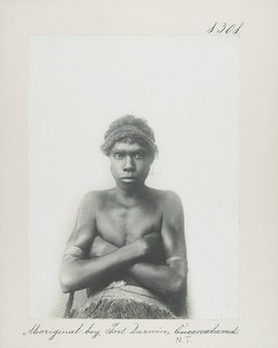 Aboriginal boy, Port Darwin, N[othern] T[erritory]