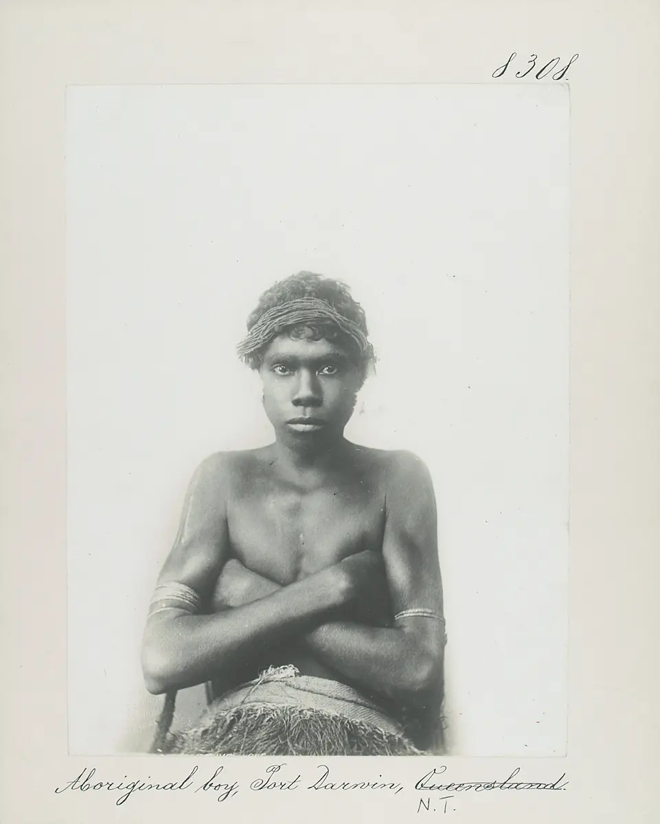 Aboriginal boy, Port Darwin, N[othern] T[erritory]