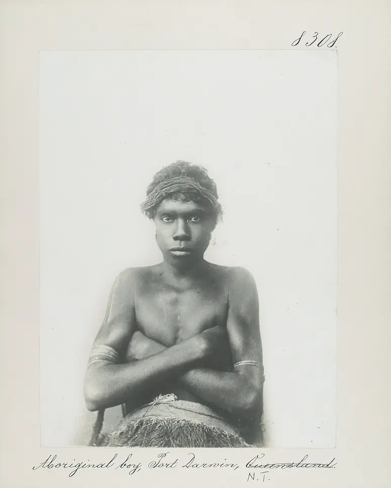 Aboriginal boy, Port Darwin, N[othern] T[erritory]