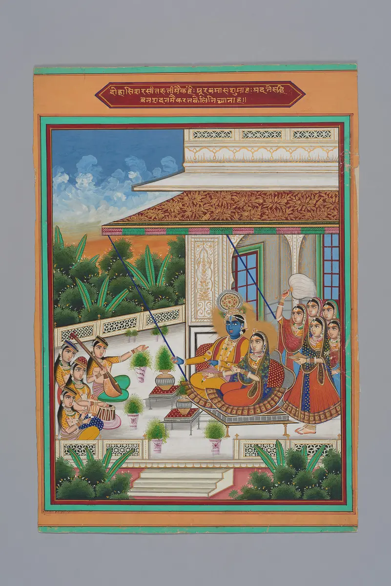 Krishna und Radha