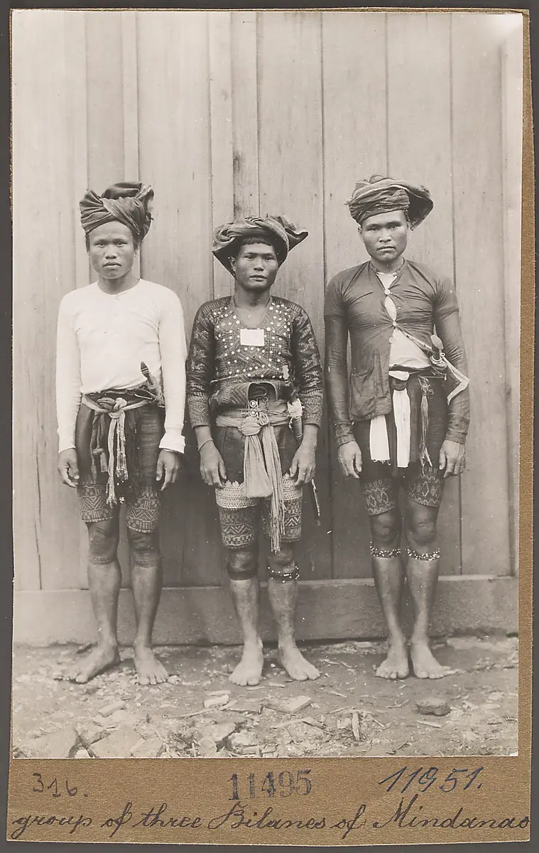 A group of three Bilanes of Mindanao