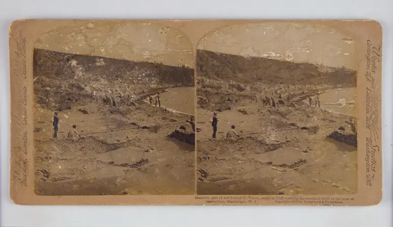 Stereofotografie, sepia