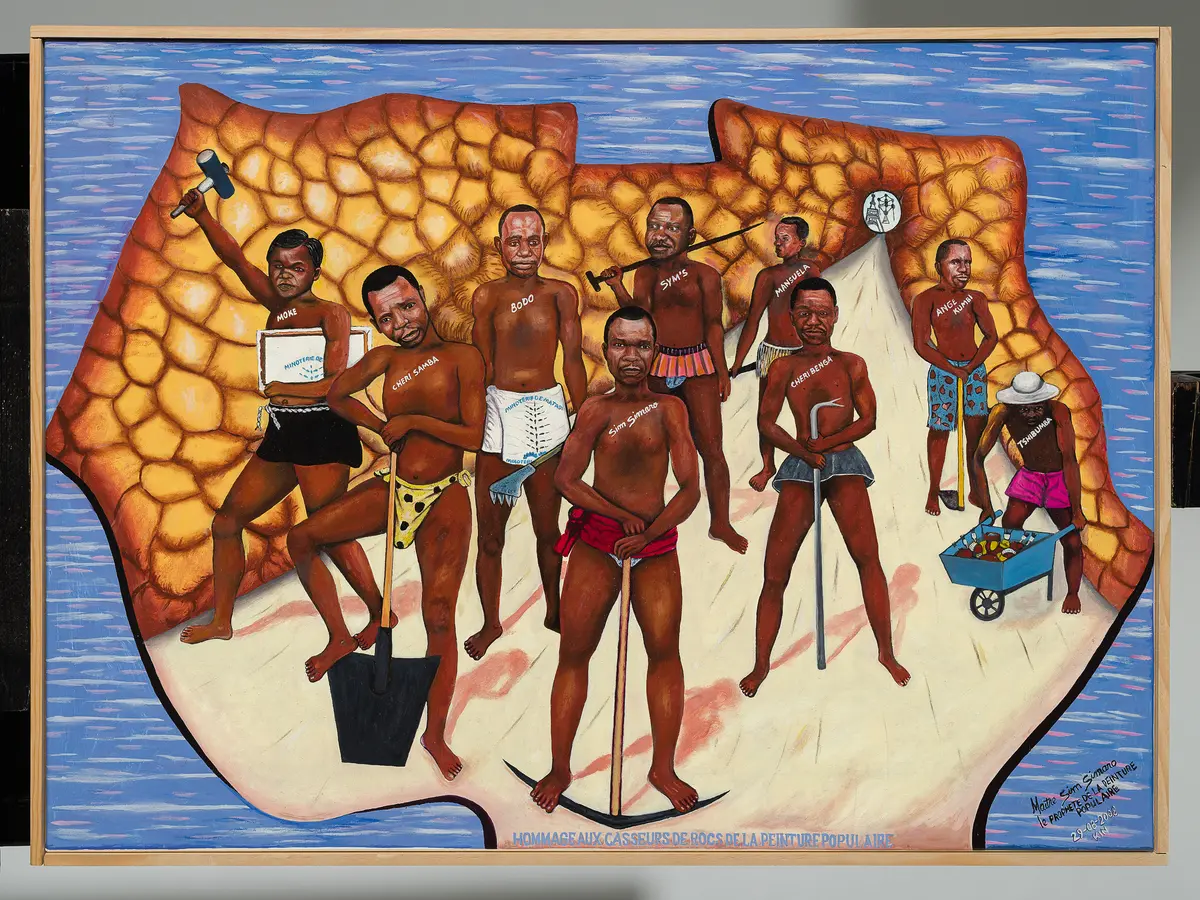 Hommage aux Casseurs de Rocs de la Peinture Populaire
