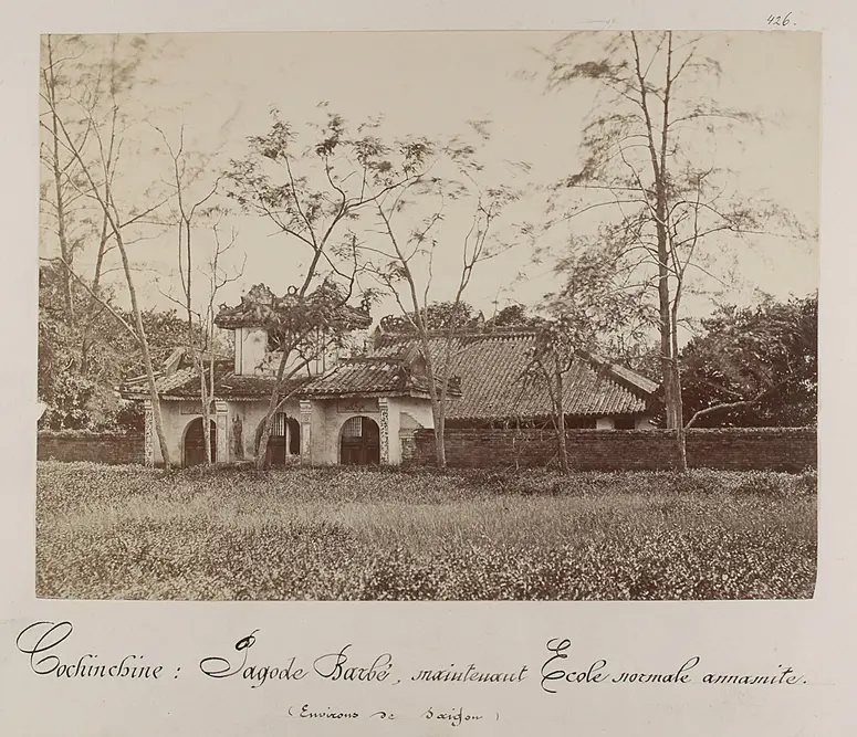 Pagode Barbè, heute Schule