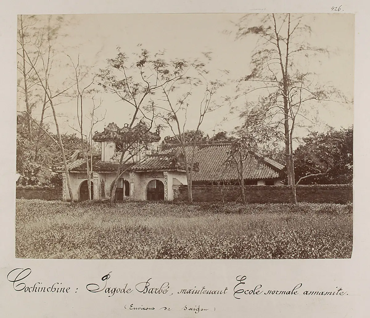 Pagode Barbè, heute Schule