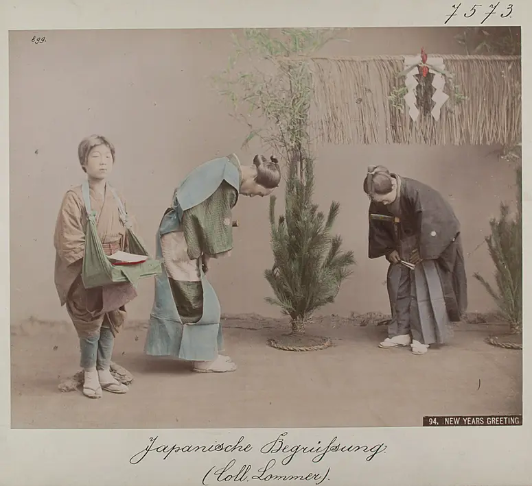Japanische Begrüssung