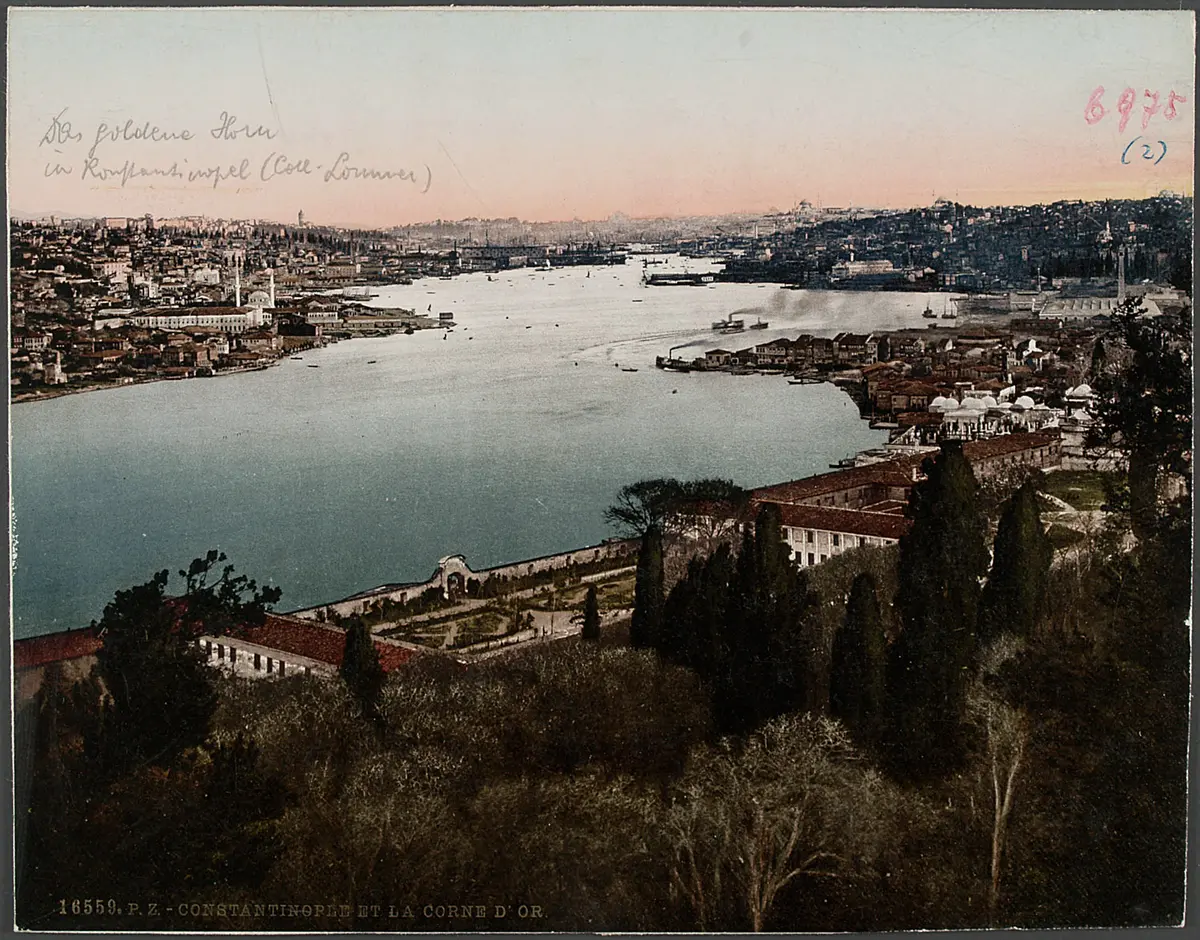 Das goldene Horn in Konstantinopel